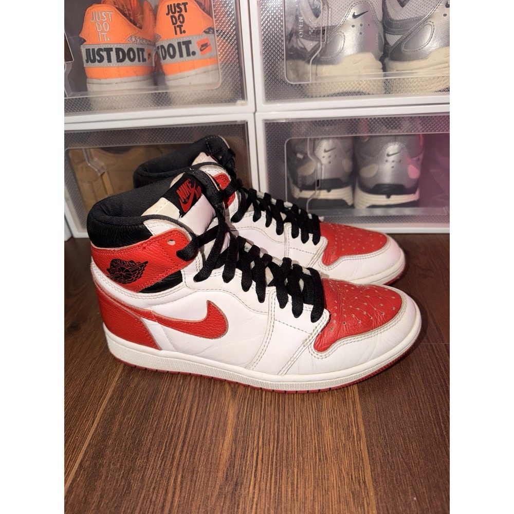 Size 7 - Jordan 1 Retro OG High Heritage 555088-161 Red White Black Sneaker